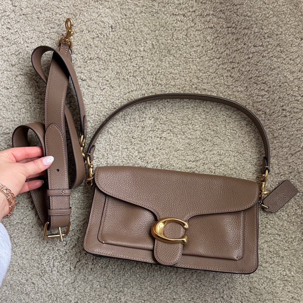 Coach tabby 26 Shoulder Bag with Gold Clasp